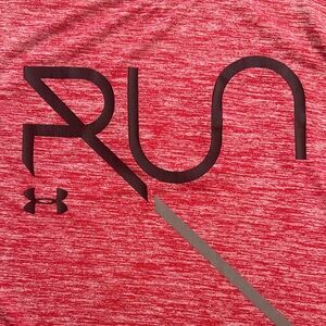 Under Armour Red Long Sleeve Tee